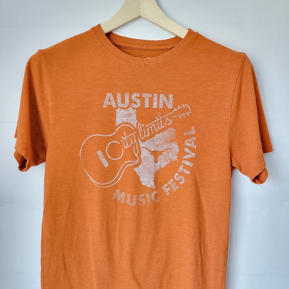 Authentic Apparel Tops - Austin, Texas Authentic Apparel Music Festival Unisex Tee Shirt Sz small Vintage